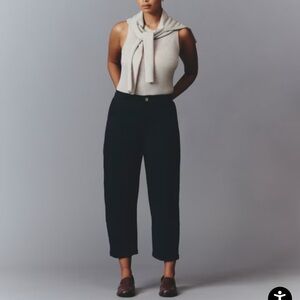 NWT Everlane The Utility Barrel Pant Black Size 10